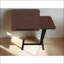 Mermaid Tail Metal Pedestal Coffee Table for Small Spaces, Easy Assembly &amp; Versatile Use