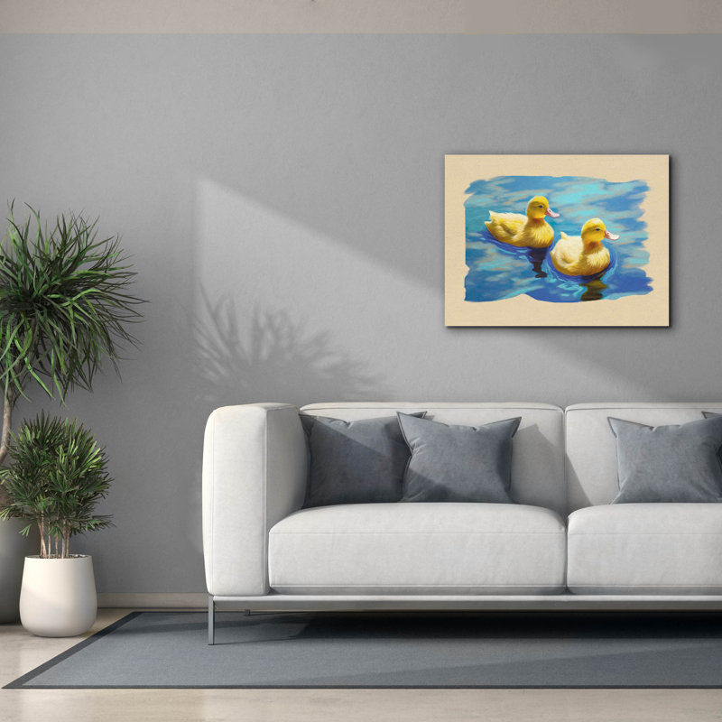 «August Duck» par Svetlana Aleynikova, August Grove, H 26 po x l 34 po