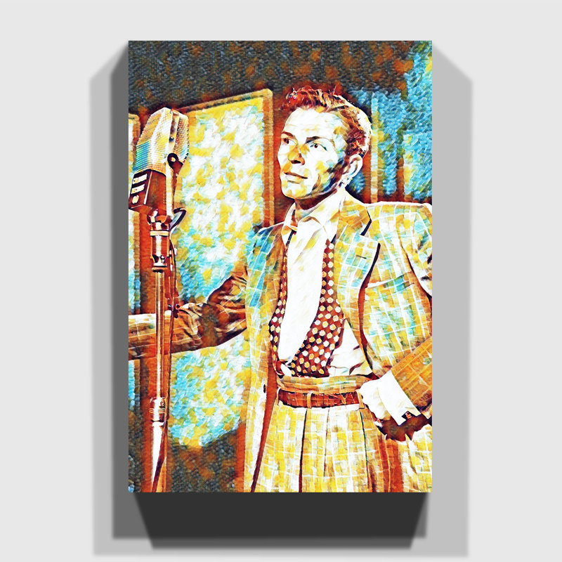 Frank Sinatra (1) Art - Wrapped Canvas, 50cm H x 35cm W