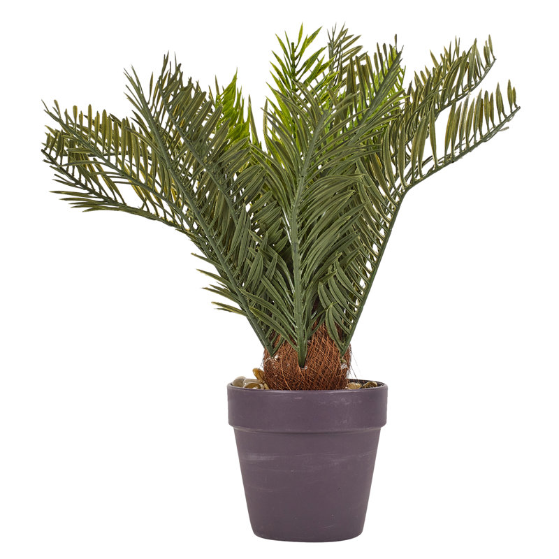 30cm Faux Palm Tree in Pot
