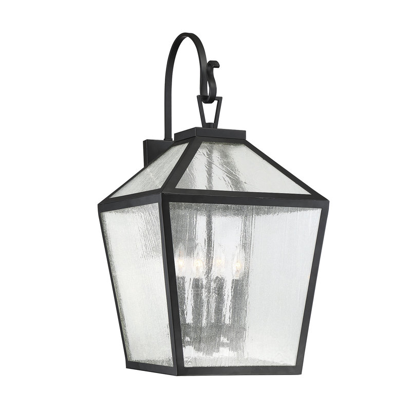 Lanterne murale d'extérieur 4 lumières Ricardo, H 30,5 po x l 15 po x P 15 po