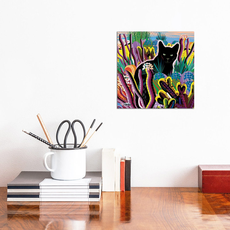 CoCo Under The Sumac Tree by Charles Harker - Wrapped Canvas Print, 30.48 cm H x 30.48 cm W