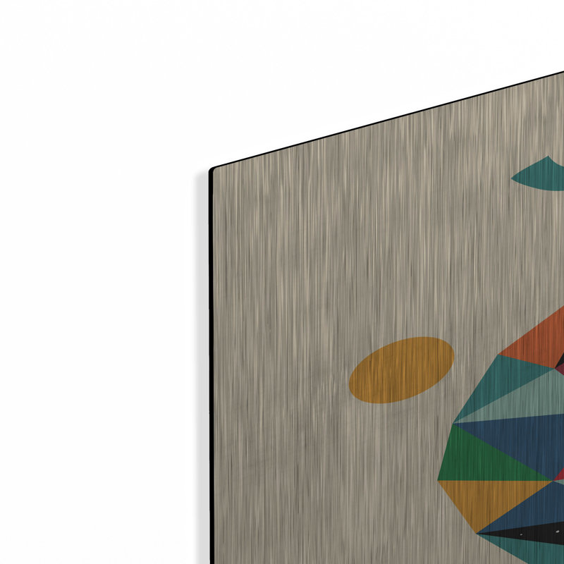 Ivy Bronx «Lonely Planet» par Andy Westface, art mural en métal, 12 po x 16 po, H 36 po x l 24 po