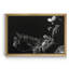 «Cowboy Scratchboard I» - Cadre photo, impression sur toile-793921389-793921386