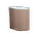 Satin Backed Dupion Oval Lamp Shade ( Screw On )