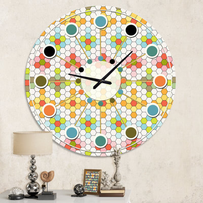 Horloge murale rétro Mid-Century