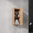 12" Bathroom Side Cabinet,Soft Close Doors,Float Mounting Design