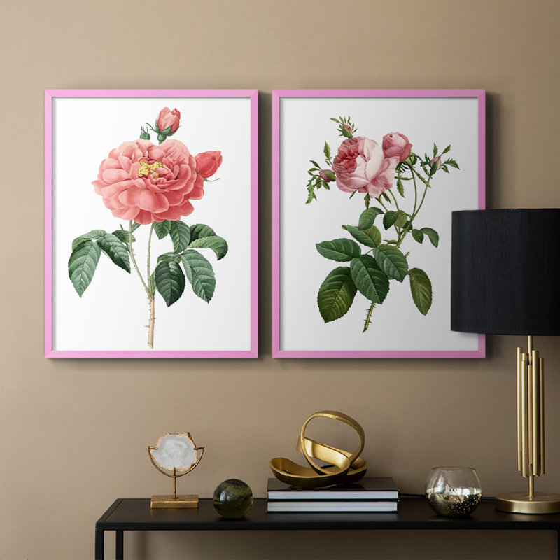 «Botanical Beauty III», reproduction encadrée de qualité supérieure - prête à être accrochée - aucun clou requis - aucun clou requis