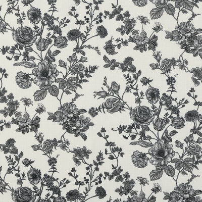 Elodie Tonal Botanical Semi-Sheer Rod Pocket Kitchen Curtain Swag (Set of 2)