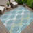 Machine Washable Indoor/Outdoor Chantille ACN2326 Mid-Century Modern Rug-1354782449