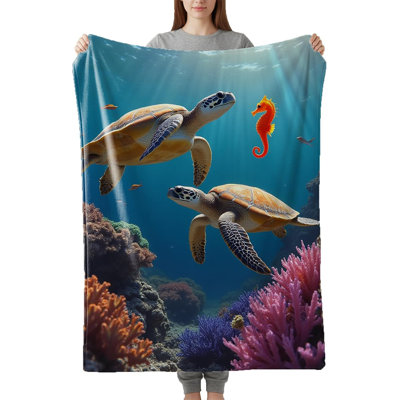 Jeté Serene Under Water Sea Turtles