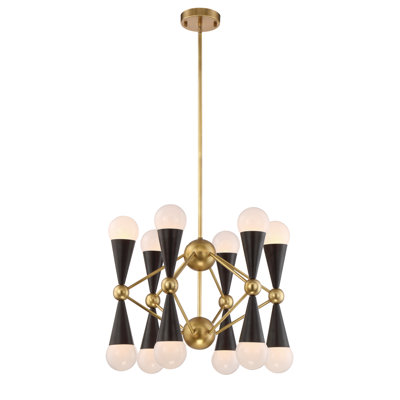 Mariya 12 - Light Dimmable Geometric Chandelier