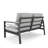 Townsend 55'' Wide Outdoor Loveseat with Sunbrella® Cushions-318370121-280725703