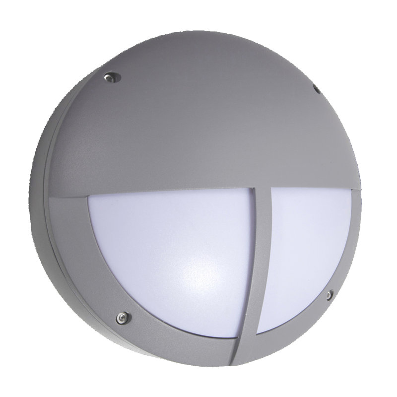 Plafonnier encastré d'extérieur 1 lumière, 10,5" H x 10,5" L x 5,25" D