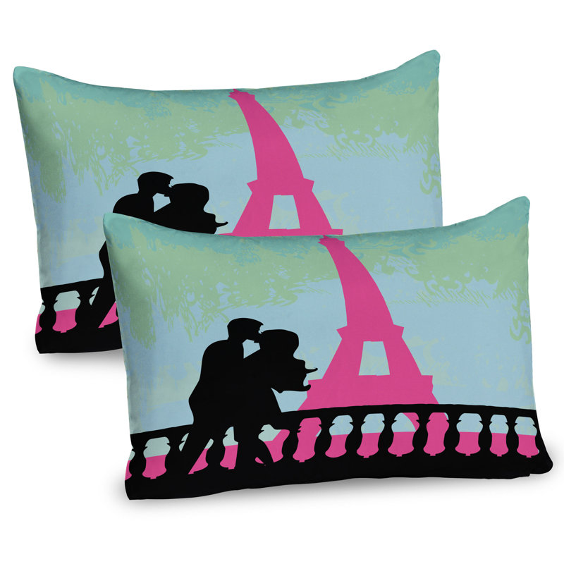 Ensemble de 2 taies décoratives Ambesonne Kiss