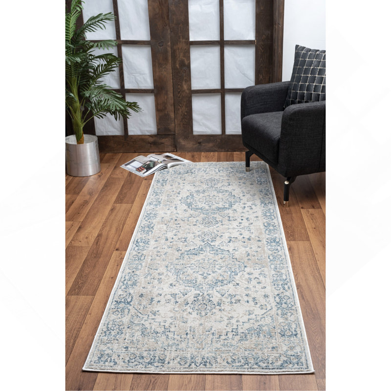 Ivory 2 Ft. 7 In. X 7 Ft. 3 In. Area Rug, Runner 2'7" x 7'3"