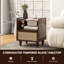 Alaster 43cm W Wicker / Rattan Bedside Table