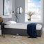 Oyibo Upholstered Grey Gas-lift Ottoman Storage Bed-238284524