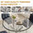 5 - Piece Pedestal Dining Set-1102361406-1102361408