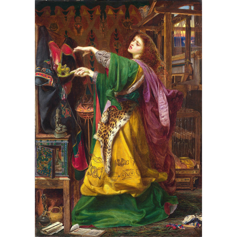 Morgan-Le-Fay (1864), 32" H x 24" W