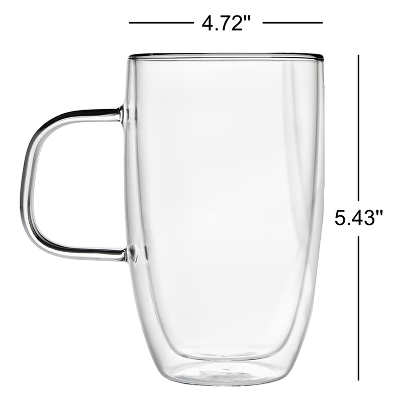 Grande tasse à latte 16 oz