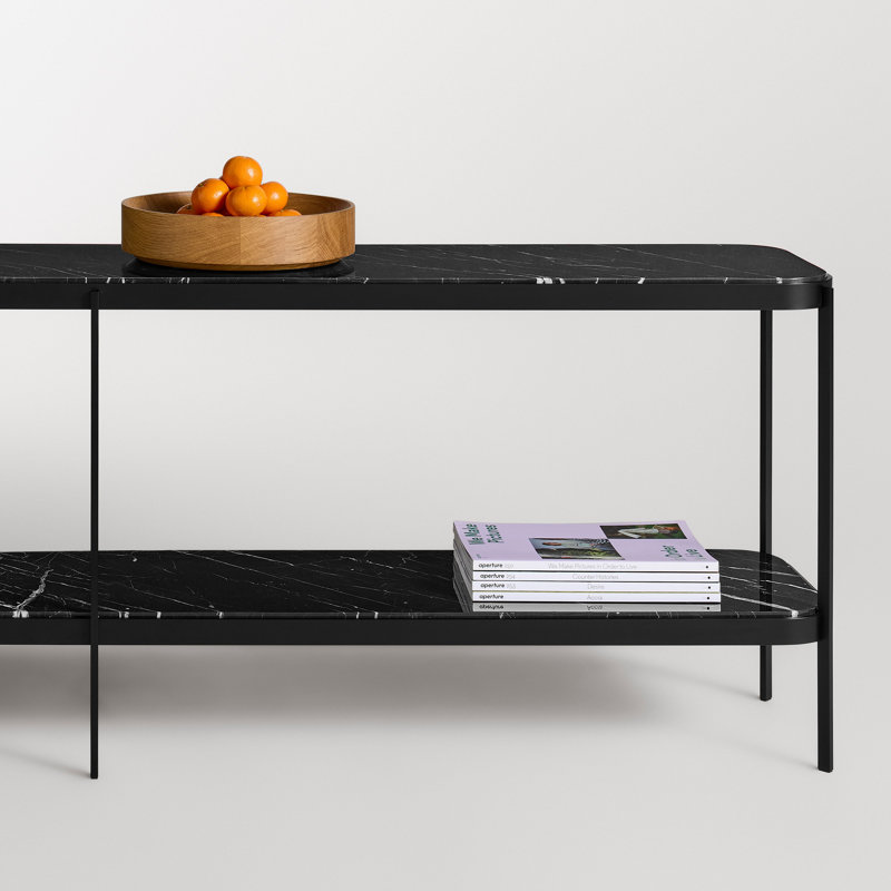 Comehither 72'' W Marble Console Table
