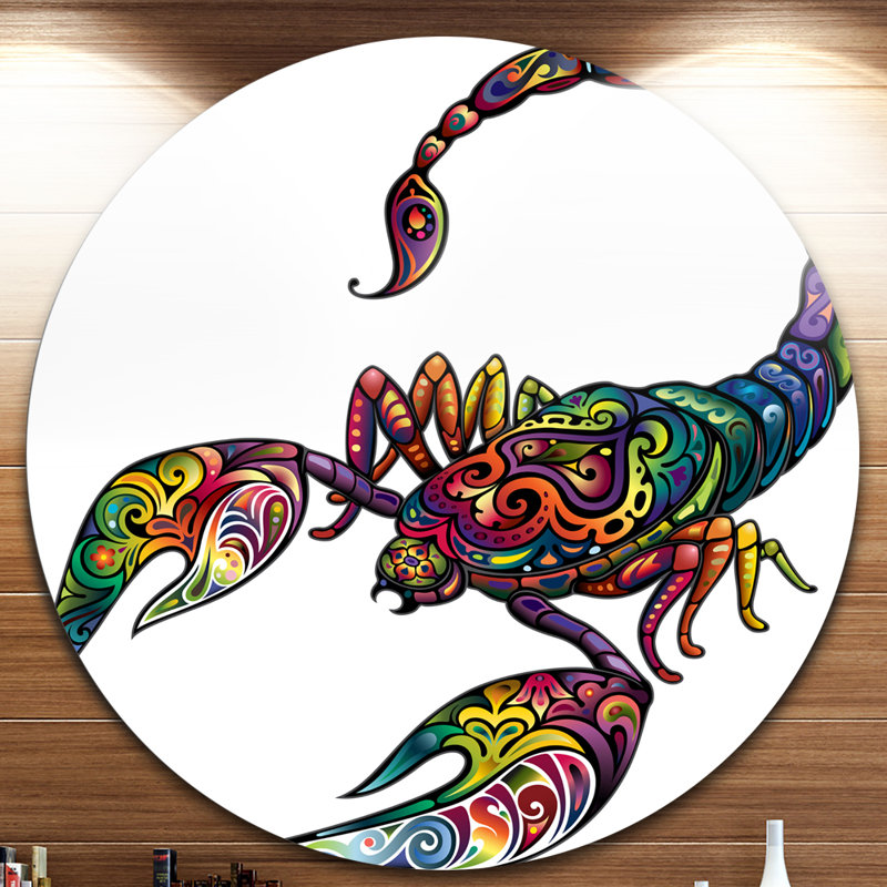 Animal «Cheerful Scorpion», impression, H 11 po x l 11 po x P 1 po, Métal