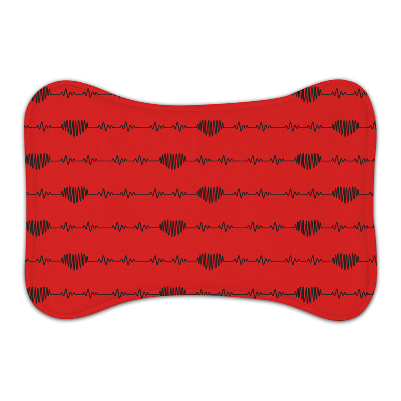 Phantom Cadence - 1 Piece Bone Shape Feeding Mat, Large (14")