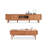 Solid wood TV stand and coffee table combination