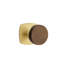 Emtek Select Privacy Knobset w/ Urban Modern Rosette & Conical Stem, Dark Walnut Knob-294449375
