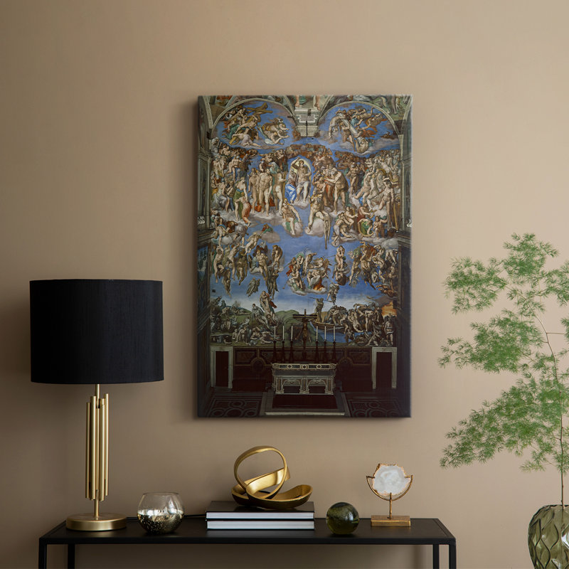 The Last Judgment -Gallery Wrapped Canvas by Michelangelo, 8x12