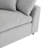 Down Filled Upholstery Convertible Sectional Sofa, L Shaped Couch With Reversible Chaise