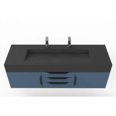 Ensemble de meuble-lavabo simple 60 po Nile