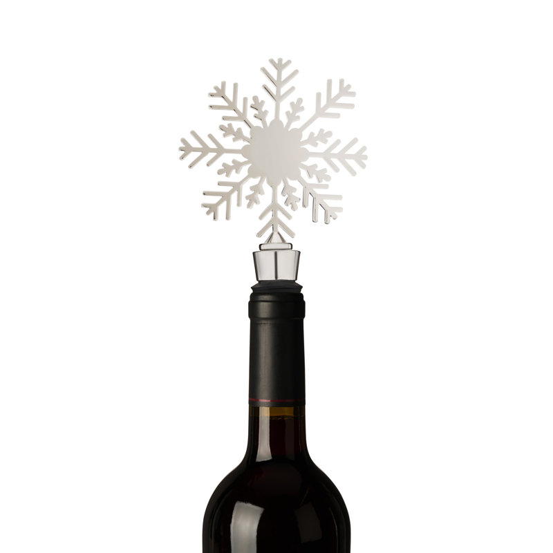 Bouchon pour bouteille de flocons de neige, ensemble de 1