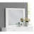 Lorimar White Finish Mirror