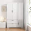 Garde-robe, garde-robe en bois, armoire de rangement pour vêtements-716913516