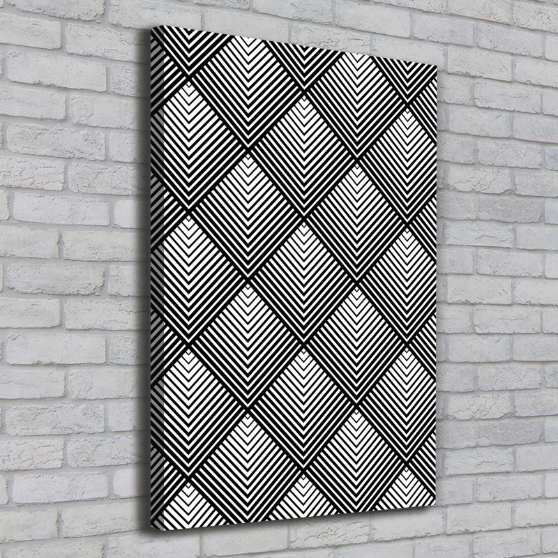 Geometric Background - Wrapped Canvas Print