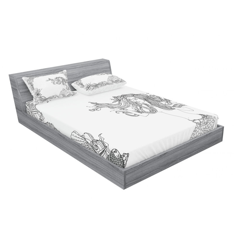 Microfiber Sheet Set, Full Sheet Set with 2 Pillowcases