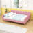 Queen Upholstered Daybed with Support Legs-383548262