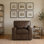 Fauteuil en cuir véritable 36,5 po Lawson