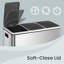 Steel Step On Multi-Compartment Rubbish & Recycling Bin - 54L-50176946