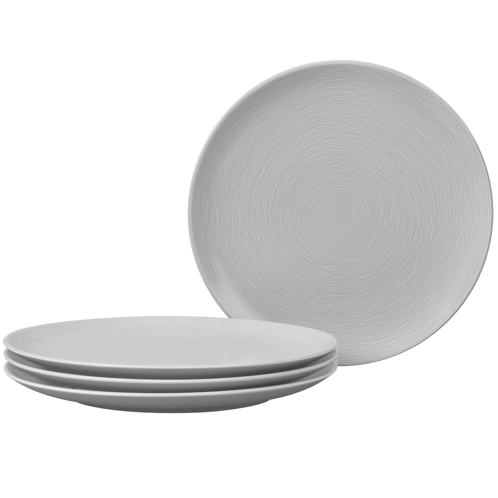 Noritake Colorscapes Swirl 11" Dinner Plate, Gray