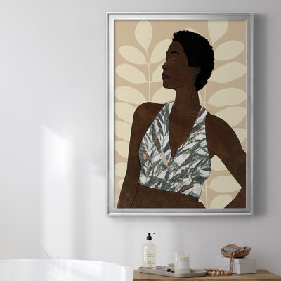 «Ethnic Beauty I», toile encadrée de qualité supérieure - prête à être accrochée