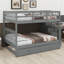 Stairway Bunk Bed With Trundle, Storage And Guard Rail-1521782588