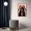 «Girl in Pink with Crown», reproduction d'art sur toile