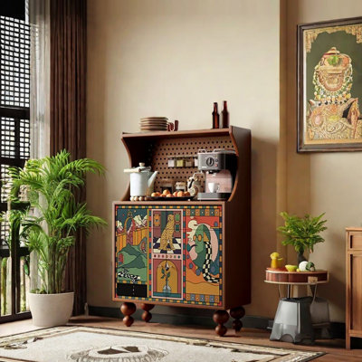 Nordic style creative abstract accent cabinet