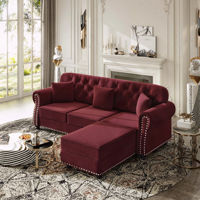 Velours Chesterfield, Bourgogne