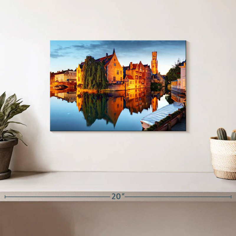 Réflexions de la rivière Bruges, H 8 po x l 12 po