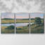 «Spring Marsh II», reproduction sur toile flottante 3 pièces-1136106503-1136106504