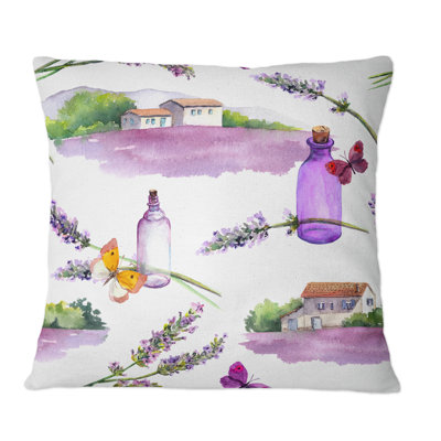 Floral Throw Pillow